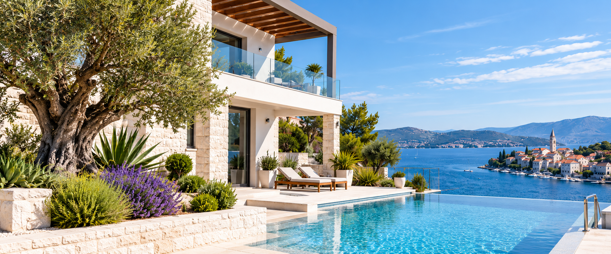 Luxusvilla mit Meerblick auf Čiovo